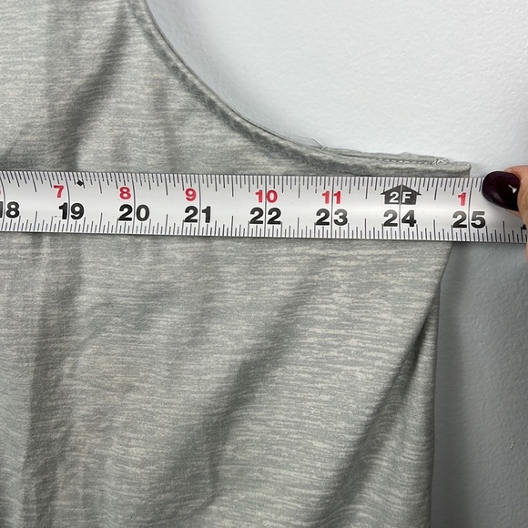 Rae Dunn 2X plus size “Runs on Coffee” casual gray tank - Picture 2 of 5